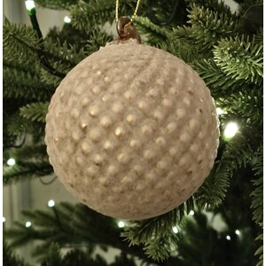 Shishi mattapintainen lasinen joulupallo