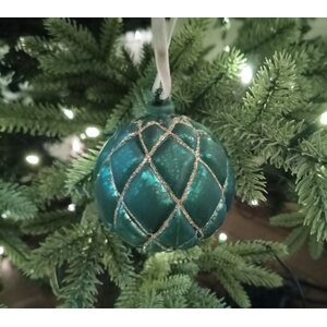 Shishi Vihreä joulupallo lasia