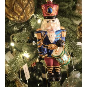 Shishi σετ of three γυαλί nutcracker ornaments