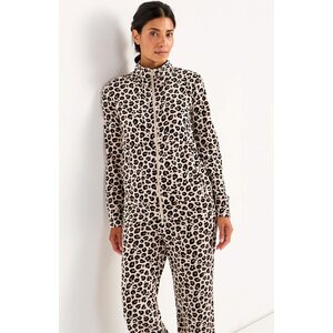 Cellbes pehmeä leopardikuosinen veluuritakki