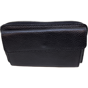 Černá leather phonebag