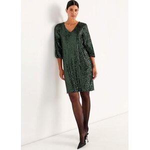 Cellbes juhalava vihreä paljettimekko Octavia