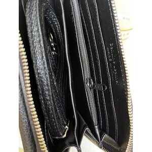 Černá leather phonebag