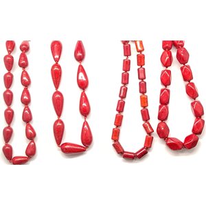 赤 pukukoru, neljä erilaista