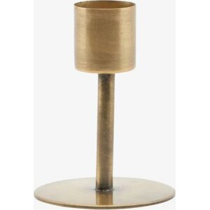 House Doctor messinkinen pieni Hdanit kynttilänjalka kruunukynttilälle