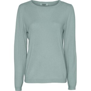 Soulmate naisten pitkähihainen vedenvihreä villa / kashmir neule