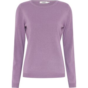 Soulmate naisten pitkähihainen Vaalea liilanvärinen villa / kashmir neule