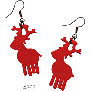 Johan suomalaiset puiset poro Korvakorut