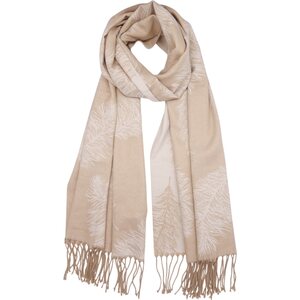 Höyhen kuvioitu huivi, kolme väriä