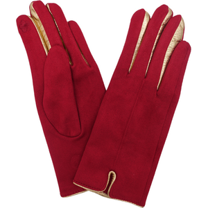 Γάντια kullanvärisillä somisteilla