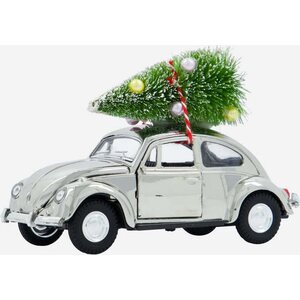 House Doctor hopeanvärinen kuplavolkkari joulukoriste