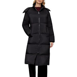 S. Oliver women's long musta down toppatakki