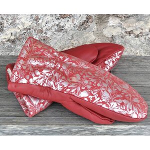 Punaiset jääkukka nahkarukkaset