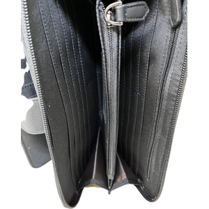 Černá leather phonebag