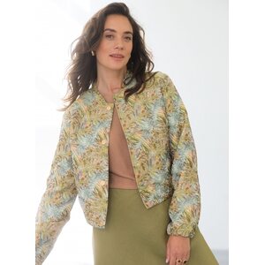 Yest jacquard-kuvioitu bomber-jakku Iselin