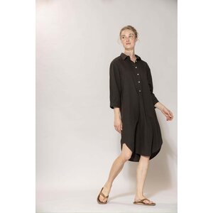 Blue musta pellavamekko Liv