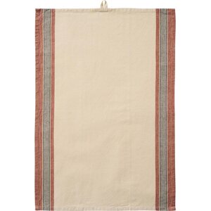 Ib Laursen ruskearaitainen keittiöpyyhe Walter