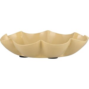 Ib Laursen vaalea keltainen metallinen kynttiläalunen