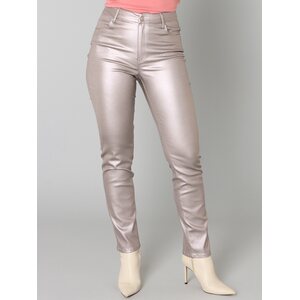 Yest naisten hopeiset suoralahkeiset housut