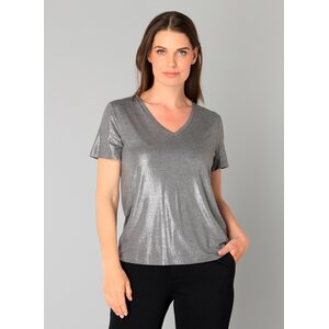 Yest naisten hopeanvärinen t-paita Genelia