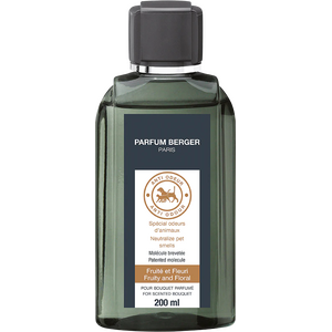 Maison Berger anti-odour for animals täyttöpullo - lemmikeistä johtuvien hajujen neutraloimiseksi