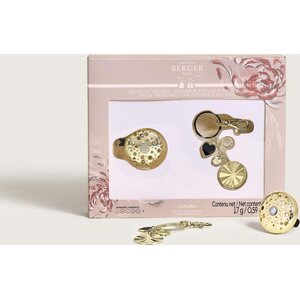 Maison Berger Ophelia Lahjasetti – Autodiffuuseri & Avaimenperä - Kulta