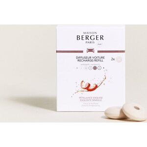Maison Berger autotuoksun täyttöpakkaus – Pirskahteleva Juhlatuoksu