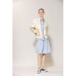 Blue vaaleansininen hame Anemone, pellava