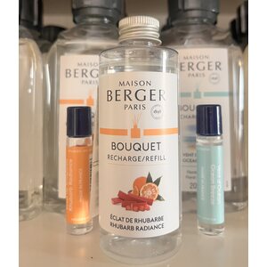 Maison Berger Rhubarb Radiance – raparperi huonetuoksun täyttöpullo, 100 ml