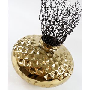 House Doctor kullanvärinen metallinen maljakko, halk. 30 cm