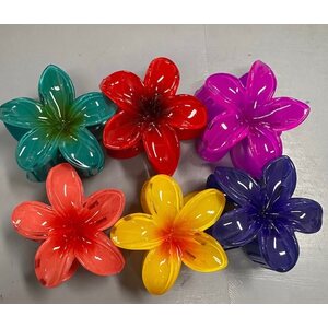 Plumeria kukka hiusklipsi