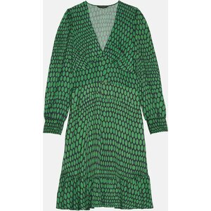 Tara Jarmon vihreäkuvioinen pitkähihainen Green Rain mekko
