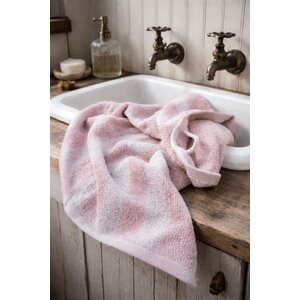 Fondaco vaaleanpunainen Stripe froteepyyhe 50*70 cm