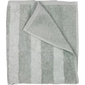 Fondaco Vaaleanvihreä raidallinen froteepyyhe Stripe