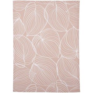 Fondaco roosanvärinen kuviollinen keittöpyyhe 50 * 70 cm