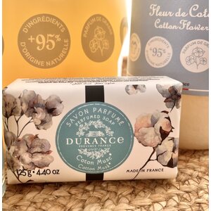 Durance palasaippua Cotton Musk - myski puuvilla