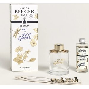 Maison Berger Lolita Lempicka huonetuoksukimppu kullanvärisellä korulla