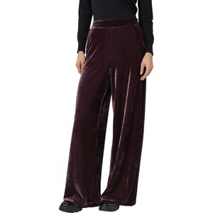 S. Oliver women's samettihousut leveillä lahkeilla
