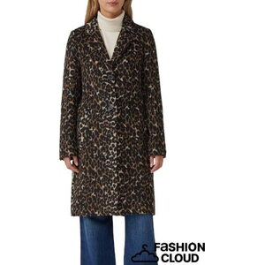 S. Oliver women's pitkä takki leopardikuosilla