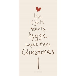 Ib Laursen Stillenat jouluservetit Christmas Hygge 10 × 20 cm