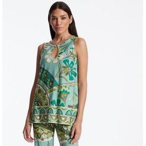 Ana Alcazar Bea shirt with a gray lace collar
