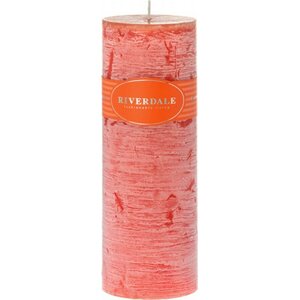 Riverdale oranssi Korkea tuoksukynttilä, 7,5*23 cm