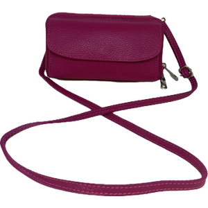 Černá leather phonebag