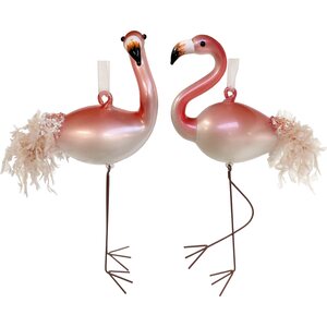 Shishi Lasinen flamingo koriste