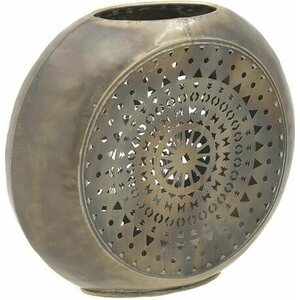 Au Maison metallinen pyöreä antiikkilyhty 30 cm