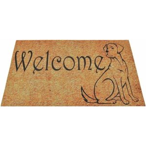 Inart ovimatto Welcome koiran kuvalla