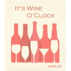 More Joy Oy Tiskirätti It's wine o'clock