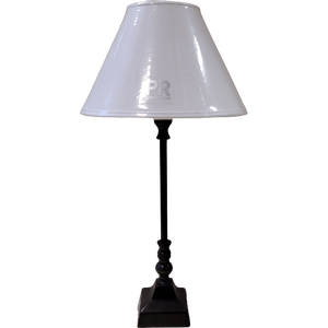 Cote Table tummanruskea pöytälampun jalka, 32 cm