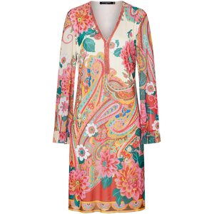 Ana Alcazar Sleeveless pink and orange colour dress