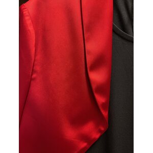 Frank Lyman Bright Red satiinibolero